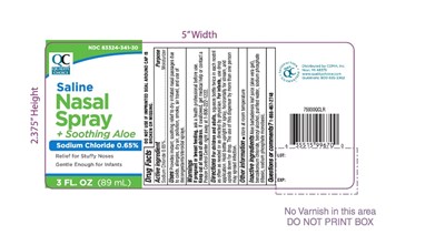 Quality Choice Saline Nasal Spray 3 Fl Oz 89 mL (Saline Nasal Spray)